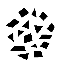 Many triangles and convex quadrilaterals